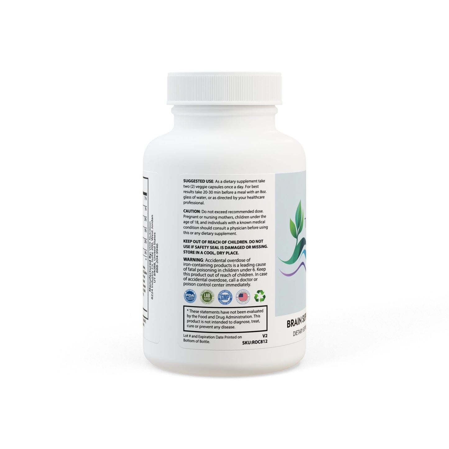 Brain Support Complex Supplement (60 Capsules)