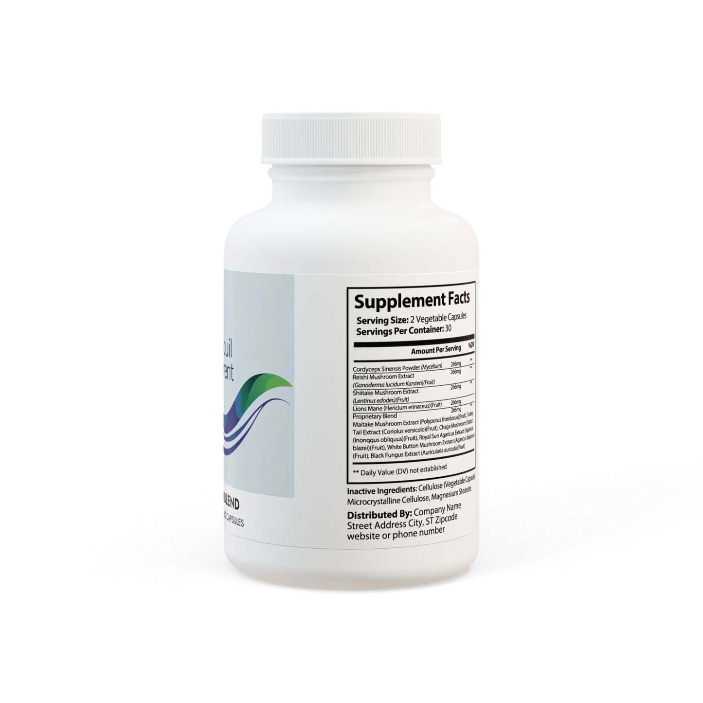 Mushroom Blend Supplement (60 Capsules)