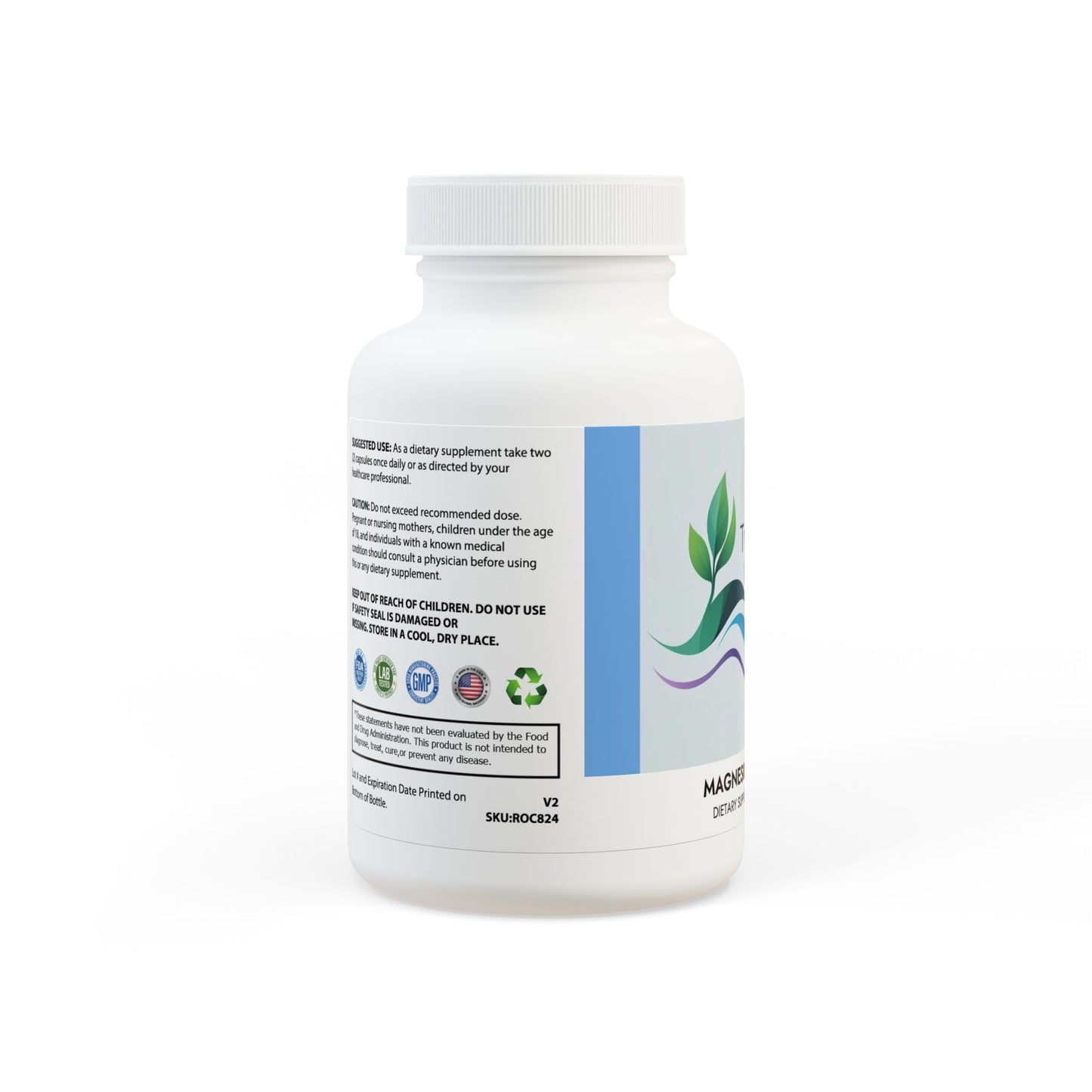 Magnesium Glycinate Supplement (60 Capsules)