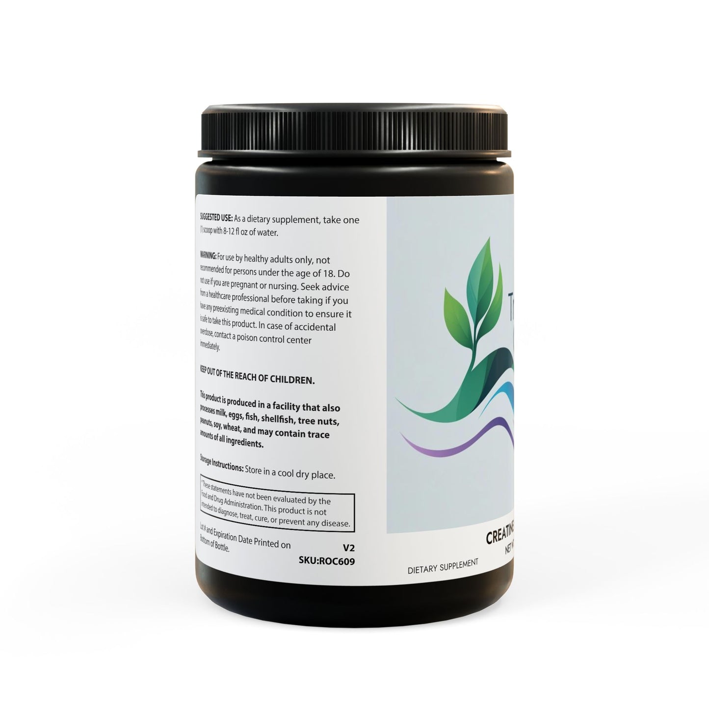 Creatine Monohydrate Supplement (300g, 10.58oz)