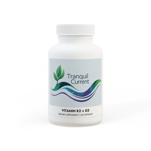 Vitamin K2 + D3 Supplement (60 Capsules)