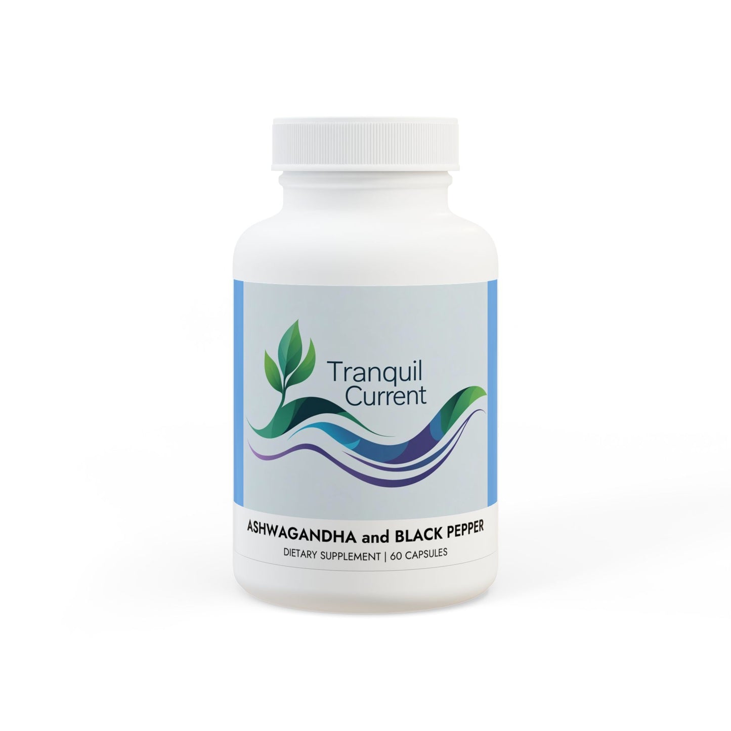 Ashwagandha and Black Pepper Supplement (60 capsules)